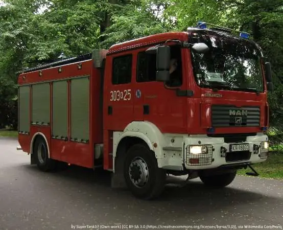 Dzieci z Perełkowa za radiostacją - strażacy pokazali ich pracę