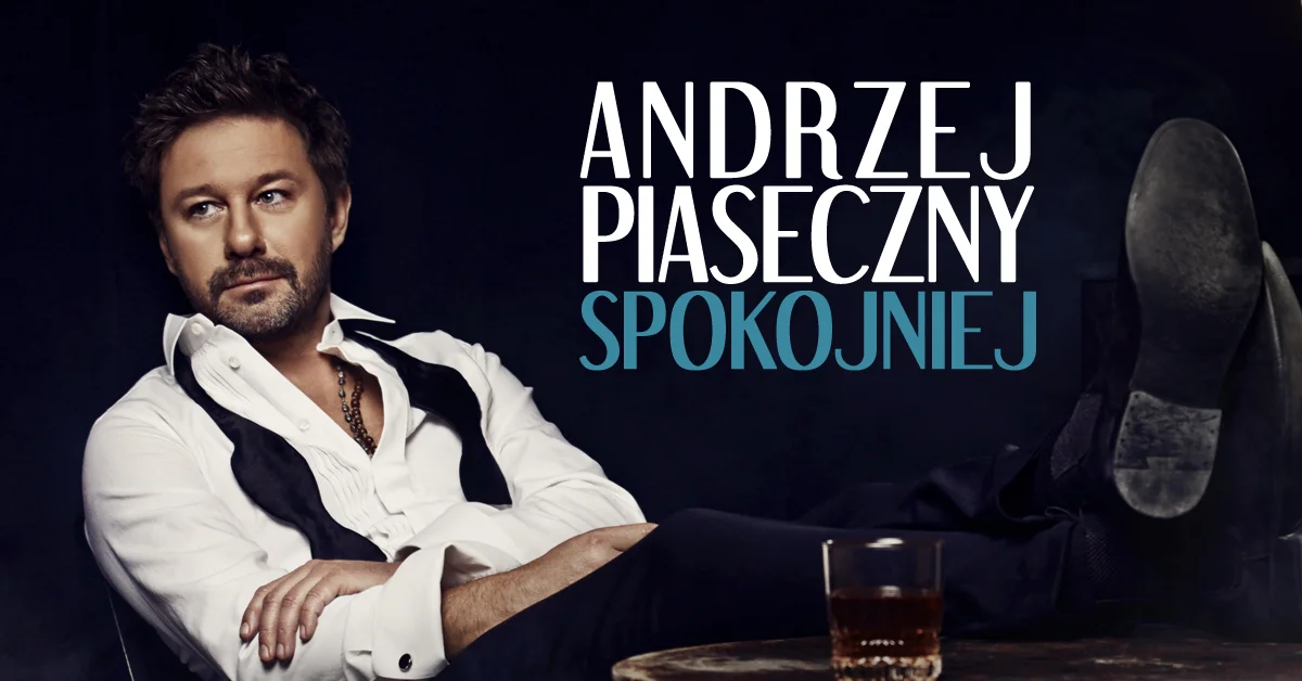 Grafika promocyjna wydarzenia Andrzej Piaseczny – Spokojniej w Wieliczce