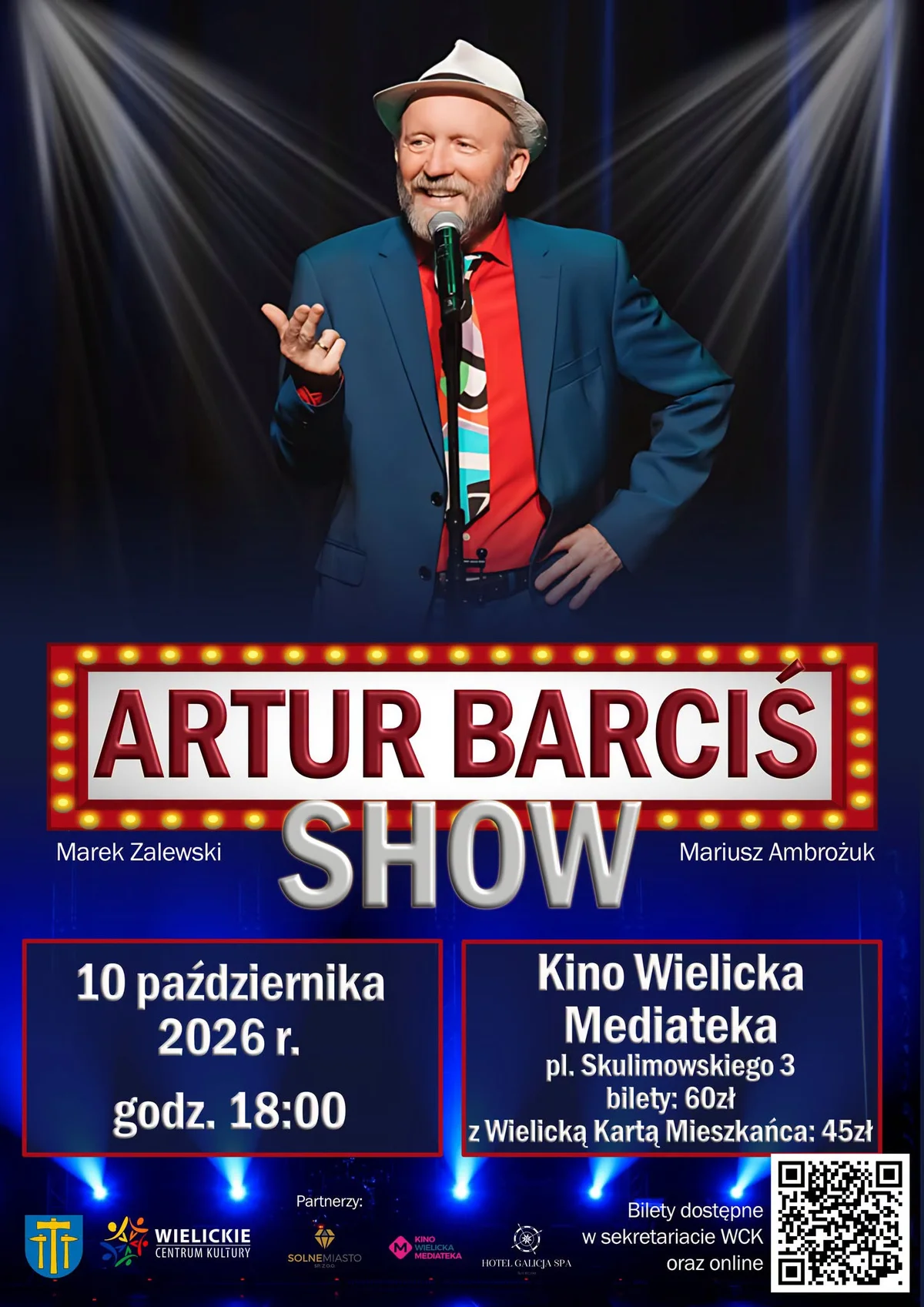 Grafika promocyjna wydarzenia Artur Barciś Show