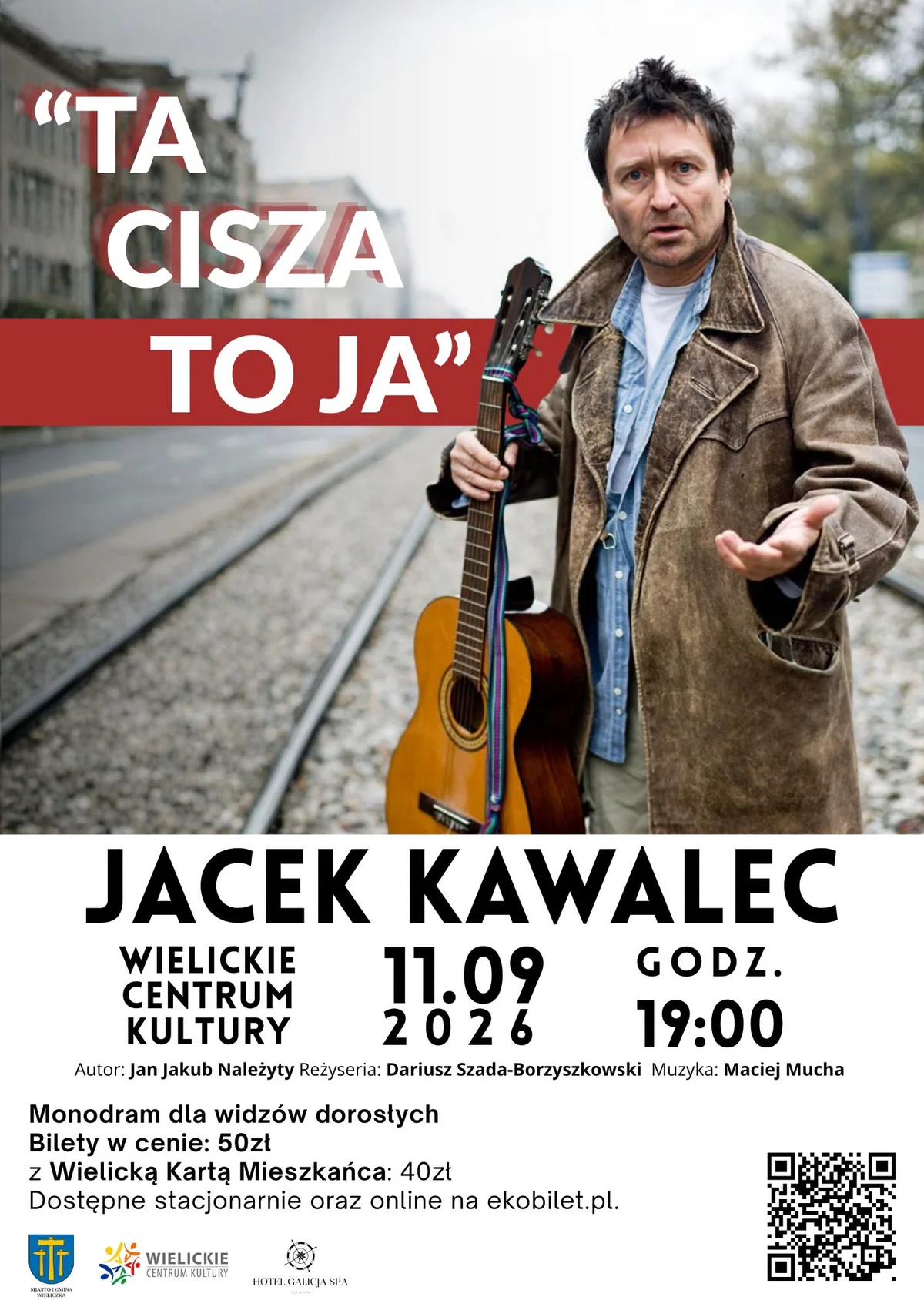 Grafika promocyjna wydarzenia Monodram „Ta cisza to ja”