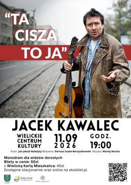 Grafika promocyjna wydarzenia Monodram „Ta cisza to ja”