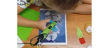 Długopis 3D zamienił bibliotekę w pracownię pełną kolorów.