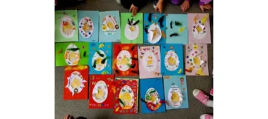 Kamishibai i papierowe kurczaczki - Perełkowo w Wieliczce złapało wiosenny rytm