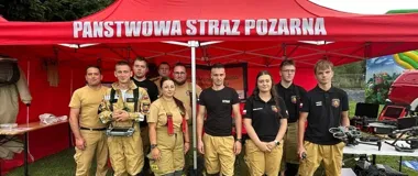 Strażacy z Wieliczki na dożynkach. Pokazali, jak przygotować się na kryzys