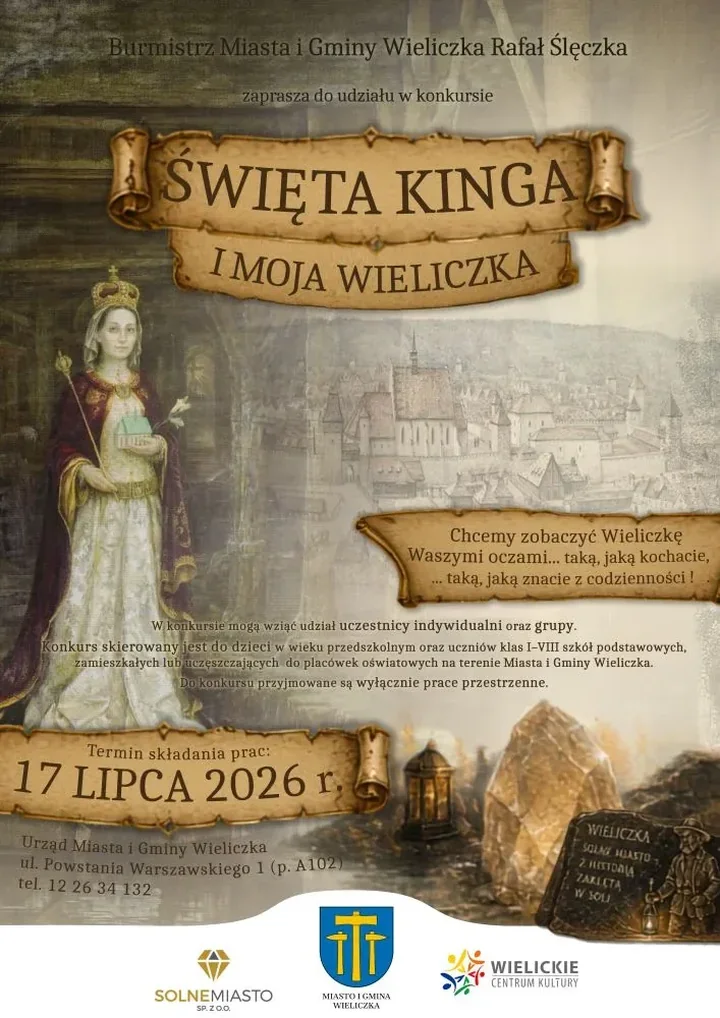 Święta Kinga, sól i dom. Konkurs w Wieliczce szuka dziecięcego spojrzenia
