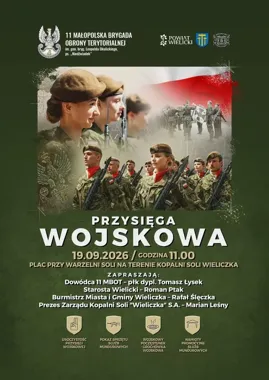 Wieliczka zobaczy wojskową przysięgę. Będzie też grochówka