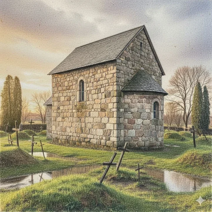 Pod alejkami parku Mickiewicza - zapomniany kościół i szpital św. Krzyża przypomniane w Wieliczce