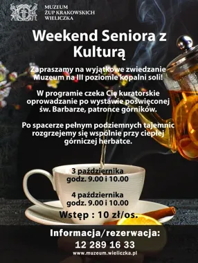 Seniorzy schodzą pod ziemię - weekend z historią Wieliczki