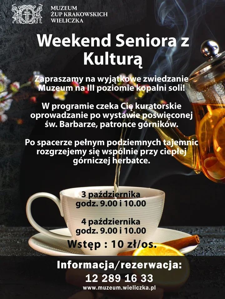 Seniorzy schodzą pod ziemię - weekend z historią Wieliczki