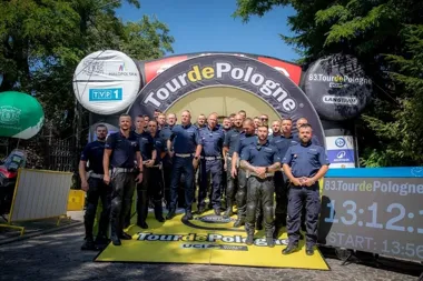 Ponad 140 funkcjonariuszy zabezpieczało wyścig i wizytę prezydenta w Wieliczce