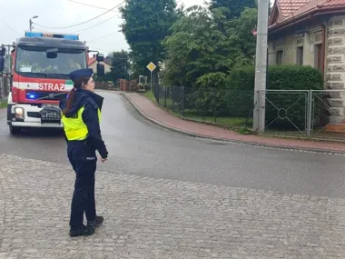 W klasztorze w Staniątkach ćwiczono ewakuację zabytków - służby w akcji
