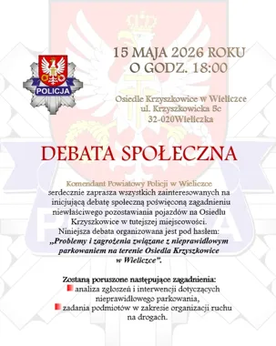 Wieliczka szykuje debatę o parkowaniu - mieszkańcy poznają możliwe zmiany