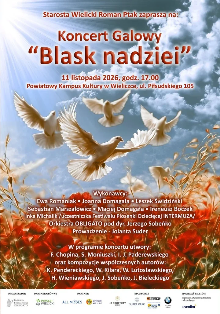 Galowy koncert w Wieliczce połączy klasykę z muzyką współczesną