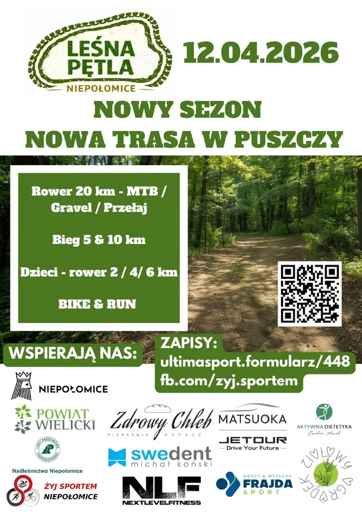Leśna Pętla po raz pierwszy sprawdzi biegaczy i rowerzystów w puszczy