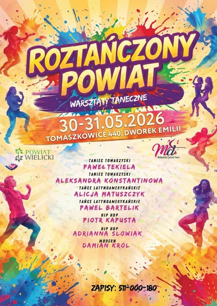 Roztańczony weekend w Tomaszkowicach. Będzie nauka i mocny rytm