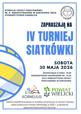Czwarty turniej siatkówki ma połączyć rywalizację z dobrą zabawą