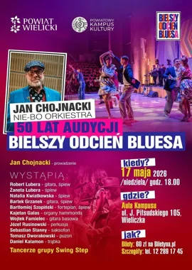 Pół wieku bluesa na scenie. Jan Chojnacki opowie go na żywo