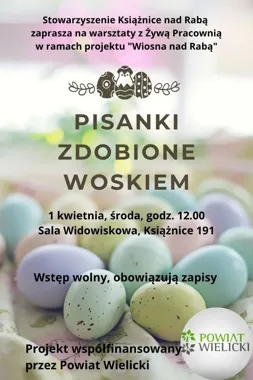 W Książnicach powstaną pisanki zdobione woskiem, jakich nie robi się już na co dzień