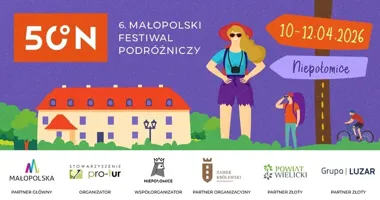 Małopolski Festiwal Podróżniczy 50N wraca z programem – gwiazdy i edukacja blisko Wieliczki