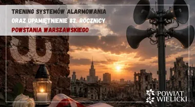 Syrena zabrzmi w powiecie wielickim. To będzie minutę pamięci