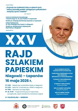 Papieski rajd wraca po raz 25 i znów połączy Niegowić z Łapanowem
