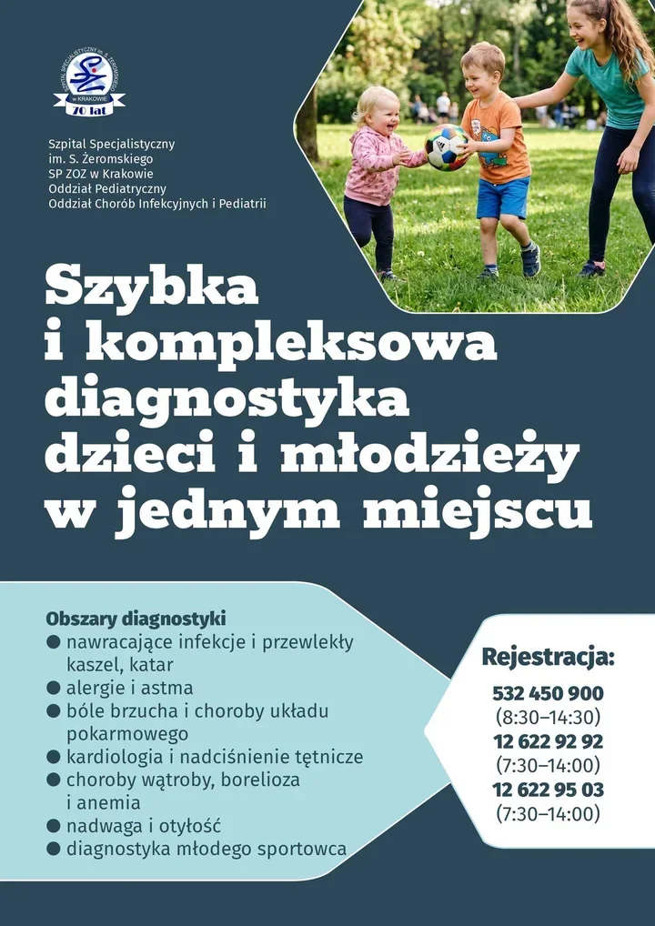 Kaszel, alergia, anemia. Dzieci z powiatu wielickiego mogą przejść szybką diagnostykę